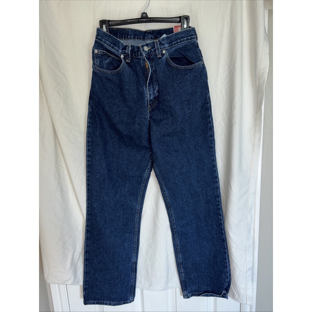 NEW Vintage Y2K Faded Glory Jeans 30x32 Skater Grunge Blue Straight Leg Mens NWT